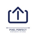 Upload pixel perfect linear ui icon Royalty Free Stock Photo