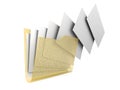 Uploading documents from folder Royalty Free Stock Photo