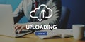 Uploading Upload Data Download Information Concept Royalty Free Stock Photo