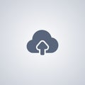 Uploading, Uploading to the server, vector best flat icon Royalty Free Stock Photo