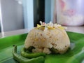 Upma, uppumavu, or uppittu is a dish originating from the Indian subcontinent.