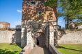 Upnor Castle is an Elizabethan artillery fort located on the west bank of the River Medway in Kent Royalty Free Stock Photo