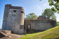 Upnor Castle is an Elizabethan artillery fort located on the west bank of the River Medway in Kent