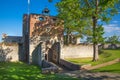 Upnor Castle is an Elizabethan artillery fort located on the west bank of the River Medway in Kent Royalty Free Stock Photo