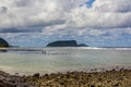 Upolu Island, Samoa, in the Pacific Ocean, Lalomanu Beach
