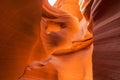 Upper Antelope Canyon, Page. Utah. Royalty Free Stock Photo