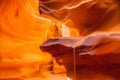 Upper Antelope Canyon, Page. Utah. Royalty Free Stock Photo