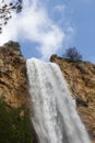 Upper area of the El Salt de Alcoy waterfall