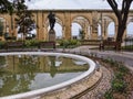 The Upper Barrakka Gardens in Valletta Malta Royalty Free Stock Photo