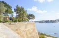 Upper Barrakka Gardens, Valletta, Malta Royalty Free Stock Photo