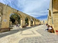 Upper Barrakka gardens, Valletta, Malta Royalty Free Stock Photo