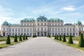 Upper Belvedere palace, Vienna, Austria Royalty Free Stock Photo
