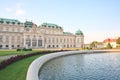 Upper Belvedere Palace. Vienna. Austria Royalty Free Stock Photo