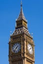 Upper Big Ben Tower London England Royalty Free Stock Photo