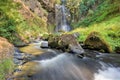 Upper Bridal Veil Falls in Summer Royalty Free Stock Photo