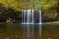 Upper Butte Creek Falls in Fall Season