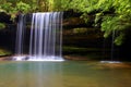 Upper Caney Creek Falls in Alabama Royalty Free Stock Photo