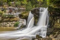 Upper Cataract Falls in Early Autumn Royalty Free Stock Photo