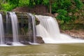 Upper Cataract Falls and Mill Ruins Royalty Free Stock Photo