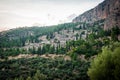 Upper Central Greece, August 2015, Delphi ancient sanctuary - The Delphic Tholos Royalty Free Stock Photo