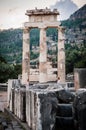 Upper Central Greece, August 2015, Delphi ancient sanctuary - The Delphic Tholos