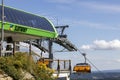 Upper chairlift station Slotwiny Arena ski station, Krynica Zdroj, Beskid Mountains, Slotwiny, Poland