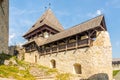 At the Upper Courtyard of Old Castle in Celje - Slovenia Royalty Free Stock Photo