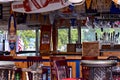 Upper deck bar at Captain Jacks at Sodus Point, New York