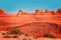 Upper Delicate Arch Viewpoint, Arches National Park, Utah, USA Royalty Free Stock Photo