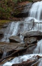 Upper DeSoto Falls, Lumpkin County, Georgia Royalty Free Stock Photo