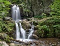 Upper Doyles River Falls in Shenandoah National Park Royalty Free Stock Photo