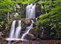 Upper Doyles River Falls in Shenandoah National Park Royalty Free Stock Photo