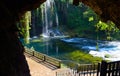 Upper Duden Falls. River Duden in Turkey Royalty Free Stock Photo
