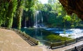 Upper Duden Falls. River Duden in Turkey Royalty Free Stock Photo