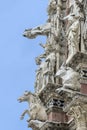 Upper facade of the cathedral of Siena