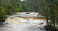 Upper Falls of Aysgarth Falls Yorkshire Dales UK Royalty Free Stock Photo