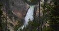 Upper falls of Grand Canyon of Yellowstone 4k 24fps
