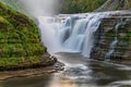 Upper Falls At Letchworth State Park In New York