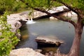 Upper Falls in Mckinney Falls State Park, Austin Texas