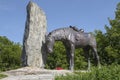 Monument to fellow countrymen who died during the Great Patriotic War Royalty Free Stock Photo