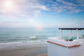 Upper Floor Terrace Over Sea View With Blue Sky