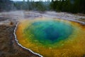 Upper Geyser Basin, Morning Glory Pool Royalty Free Stock Photo