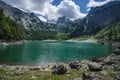 Upper Gosau lake and Dachstein Mountains, Austria, Europe Royalty Free Stock Photo