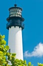 upper half of a functioning light house Royalty Free Stock Photo