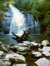 Upper Helton Creek Falls in Georgia Royalty Free Stock Photo