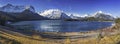 Upper Kanananskis Lake Rocky Mountains Canada Royalty Free Stock Photo