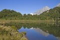 Upper lake in Defereggen valley Royalty Free Stock Photo