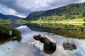 Upper Lake in Glendalough Royalty Free Stock Photo