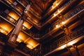 Upper levels of the Peabody Library in Mount Vernon, Baltimore,