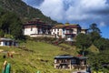 The upper Lhakhang of Phajoding Monastery , Thimphu , Bhutan